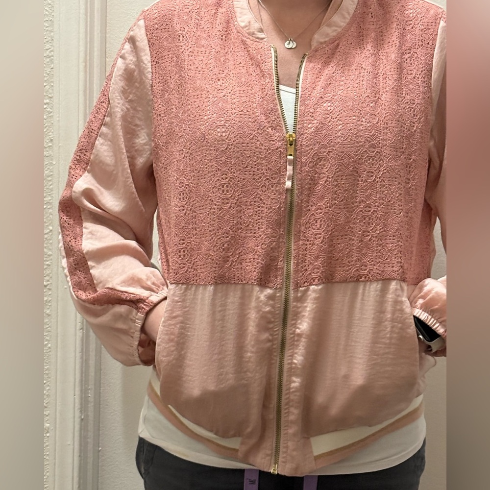 Pink Lace Jacket